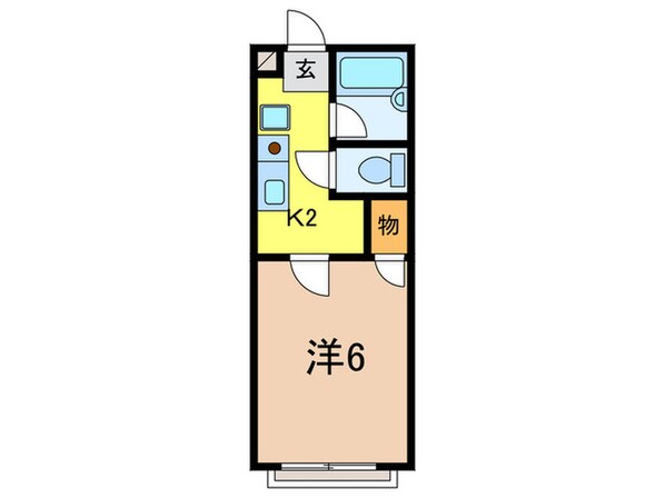 ハイツエアリ－の物件間取画像